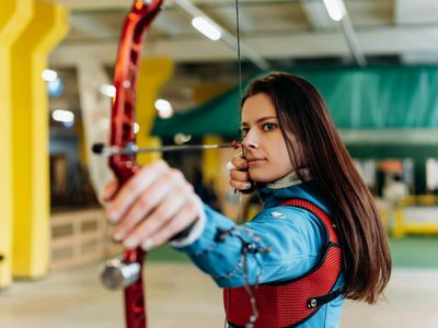 Blurred motion shot of a person exercising.